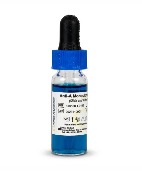 Suero Hemoclasificador Anti-A Atlas Medical