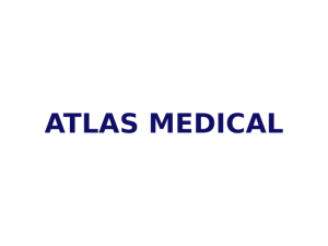 Atlas Medical: logo en color #100E66