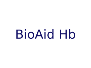 Bioaid Hb: logo en color #100E66