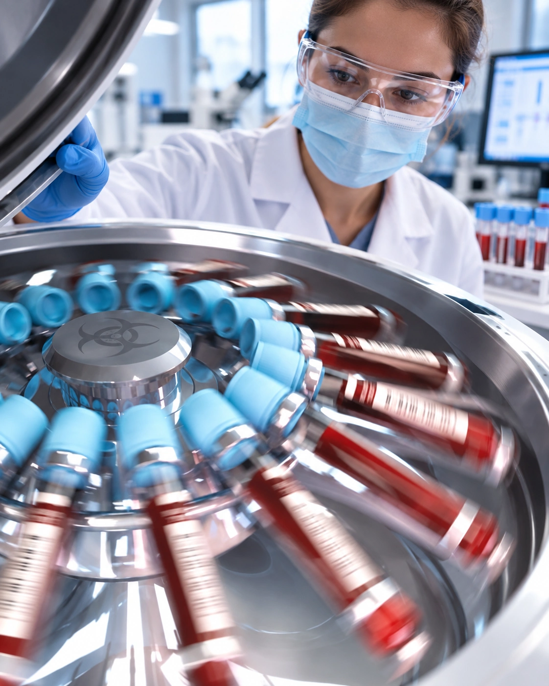 Procesamiento de muestras en laboratorio clínico
