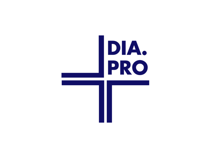 DIAPRO: logo en color #100E66
