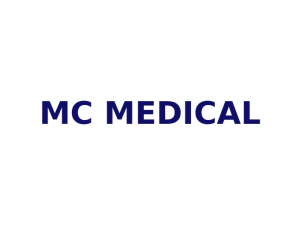 MC Medical: logo en color #100E66