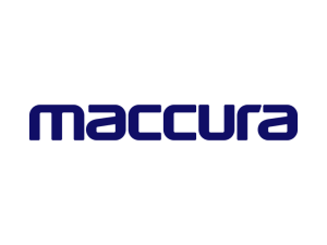 Maccura: logo en color #100E66