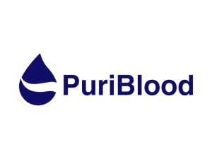 Puriblood: logo en color #100E66